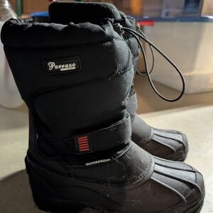 Paradox Black Waterproof Winter Boots